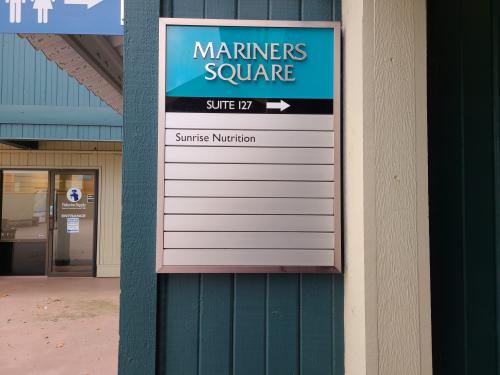 Exterior Wayfinding Sign