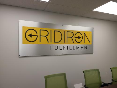 Interior Lobby Sign (Vinyl on Aluminum)