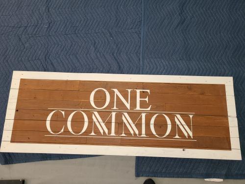 One-Common-plank-sign